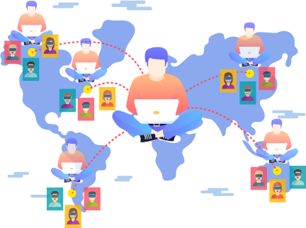 VR content distribution user management